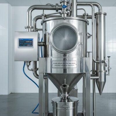 Nahrungsmittel-Spray-Trocknungsmaschine mit einer Drehgeschwindigkeit von 15500 Rpm und einem maximalen Sprühdurchmesser von 4700 mm