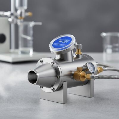 Ausgangstemperatur 80 bis 90 Grad Sprühtomizer Maximal Sprühdurchmesser 4700 mm Konzipiert für Sprühmuster und Flüssigkeitsatomisation