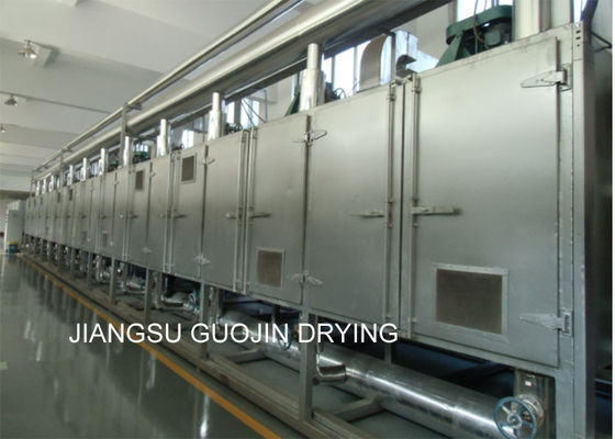 Einlagiges 1.6M Width Conveyor Mesh Belt Dryer For Vegetable