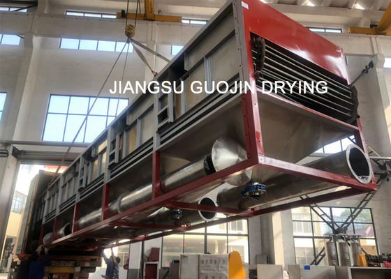 1.6x12Meter einlagiger Förderer Mesh Belt Dryer For Dyestuff/Pigment