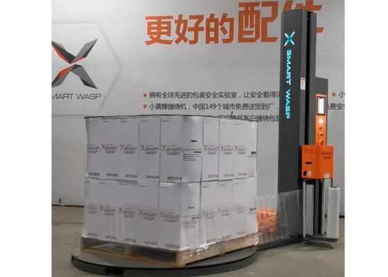 Dehnen Sie vor Paletten-Verpackungs-Maschine mit 7 Zoll-Touch Screen aus