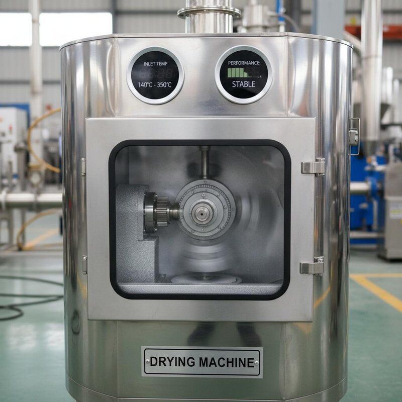 Einlasstemperatur 140 bis 350 Trocknungsmaschine mit mechanischem Antrieb Zentrifugalsprühkopf mit stabiler Leistung