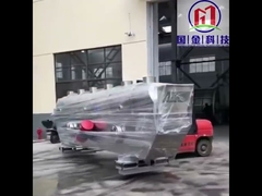 Lebensmittel-Kontinuierliche Vibrations-Wirbelschicht-Trocknungsanlage 1,2 x 9 m