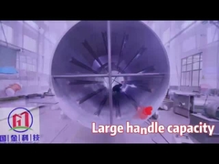 Mechanische Konstruktion Holzsplitter Drehtrockner 3 t/h